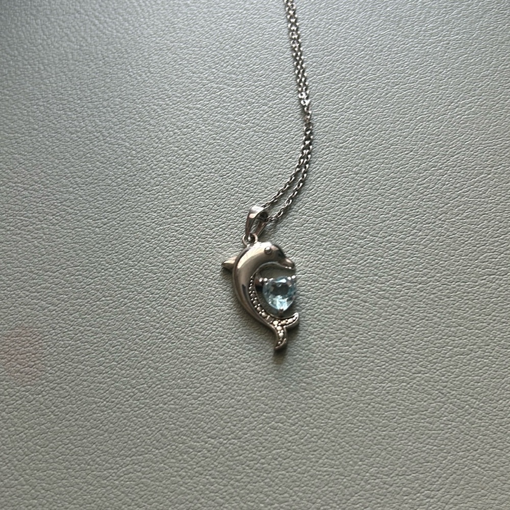 Kay’s Topaz Dolphin necklace